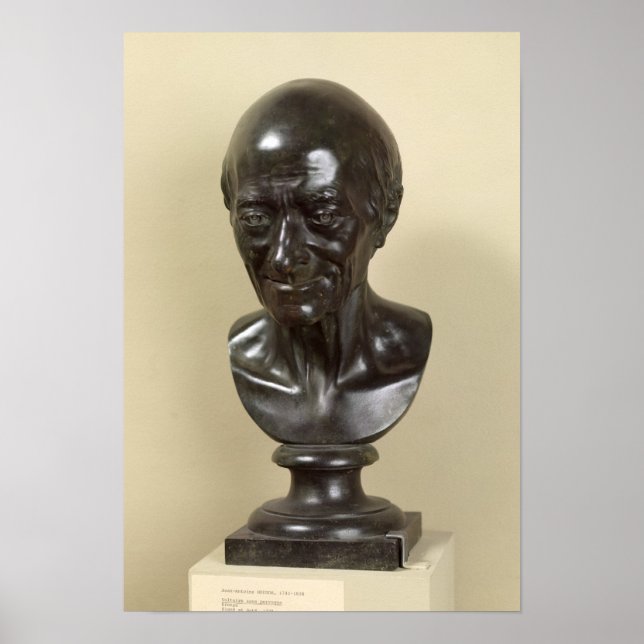 Póster Busto de Voltaire 1778 (Frente)