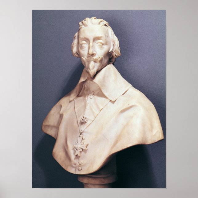 Póster Busto del cardenal Richelieu c.1642 (Frente)