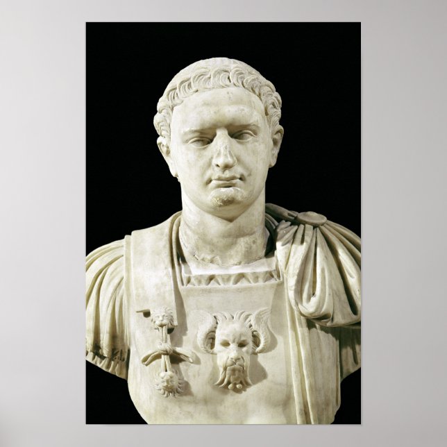Póster Busto del emperador Domitiano (Frente)