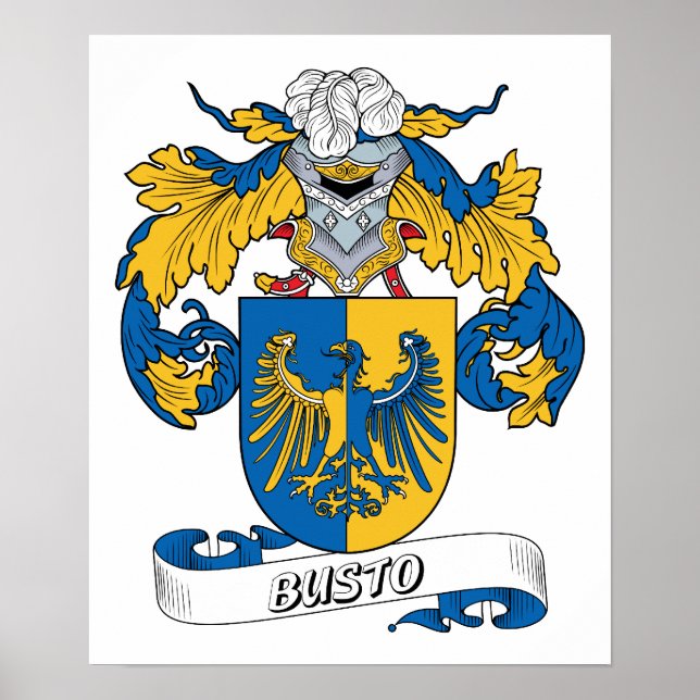 Póster Busto Family Crest (Frente)