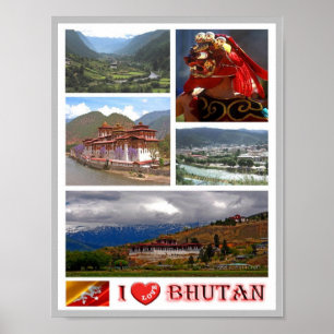 Póster Bután - Amo -