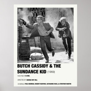 Póster Butch Cassidy y The Sundance Kid 1969 Alternat
