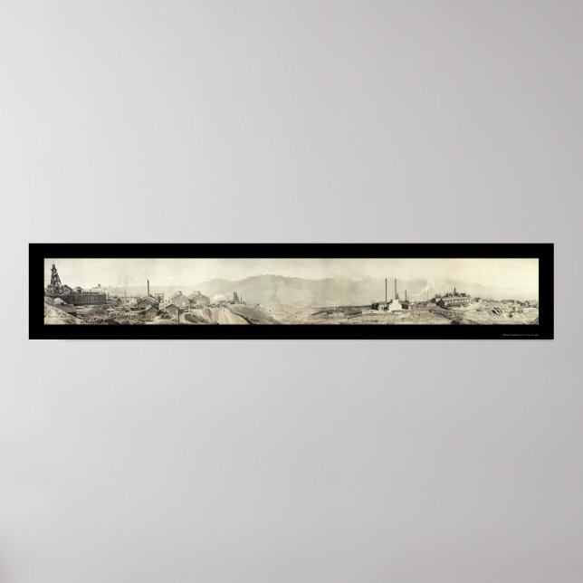 Póster Butte, MT Mines Photo 1914 (Frente)