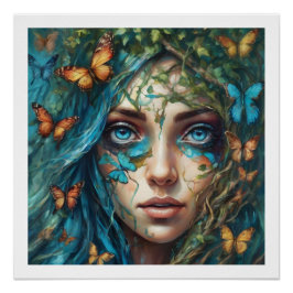 Póster Butterflies and Blues Series 10