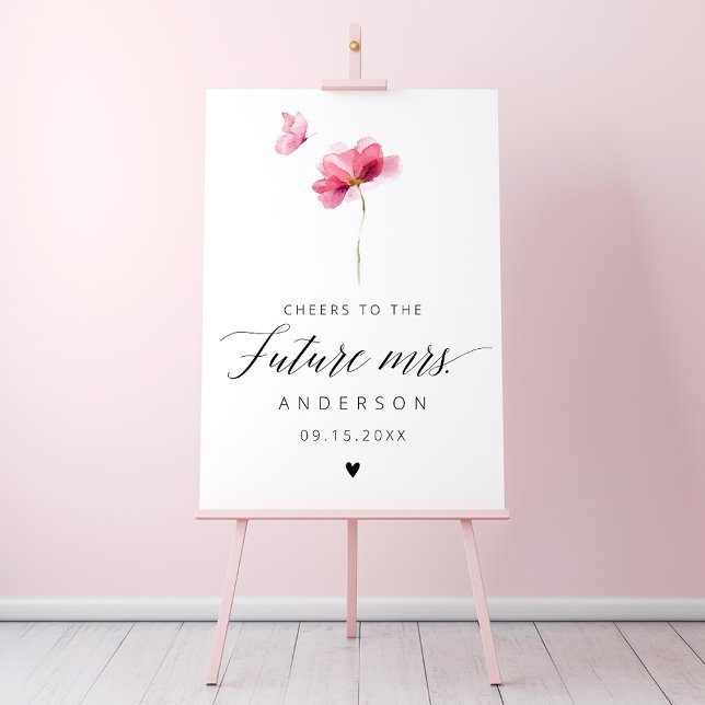Póster Butterflies Floral Watercolor Brilla Shower (Subido por el creador)