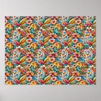 Póster BUTTERFLY 1 STEREOGRAM 16" x 12", No Frame