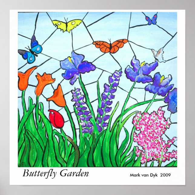 Póster Butterfly Garden (Frente)