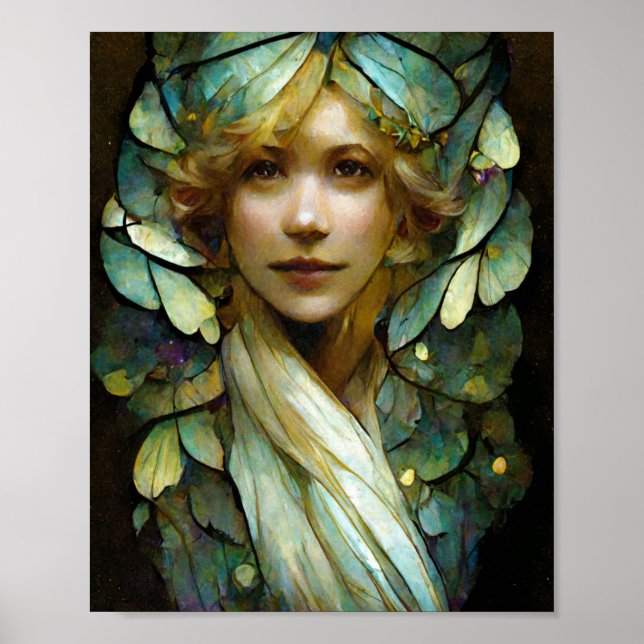 Póster Butterfly Wings Fantasy Art Poster (Frente)