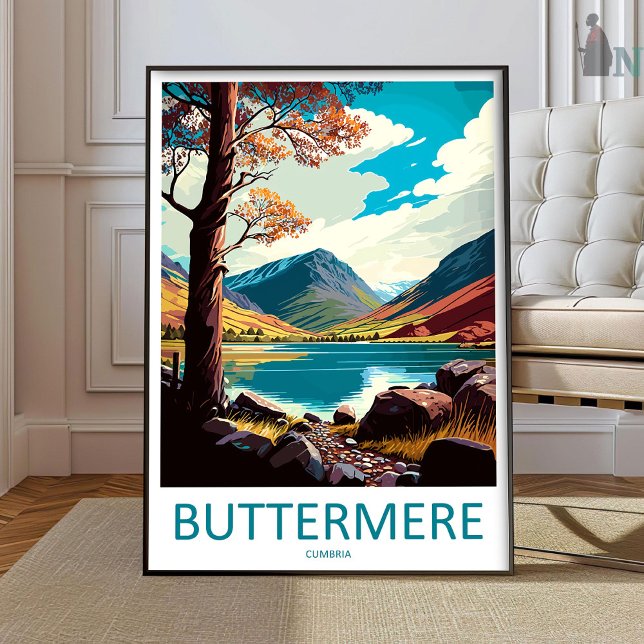 Póster Buttermere Travel Print Wall Art Buttermere Wall H (Subido por el creador)