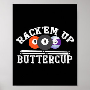 Póster Buzón Em Up De Rack - Billiards Pool