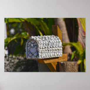 Póster Buzón Shell, Fort Myers Beach, Florida