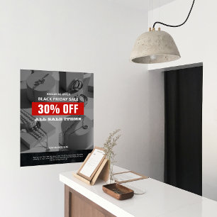 Póster BW 4 Fotos Black Friday Sale Producto Promo