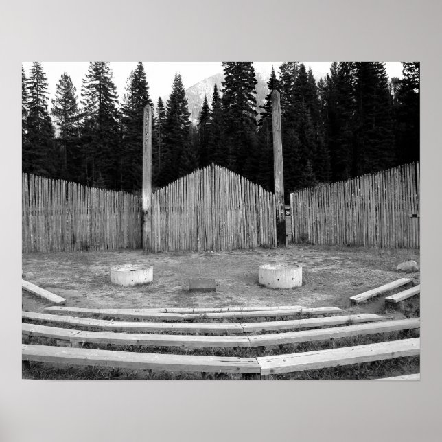 Póster BW de Camp Fire Bowl (Frente)