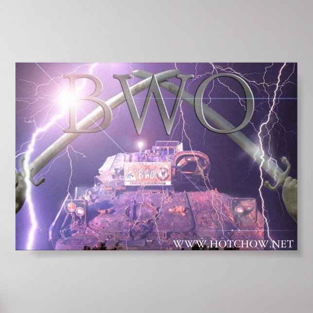 Póster BWOlightning (Frente)