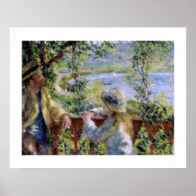 Póster "By the Water" por Pierre-Auguste Renoir (Frente)