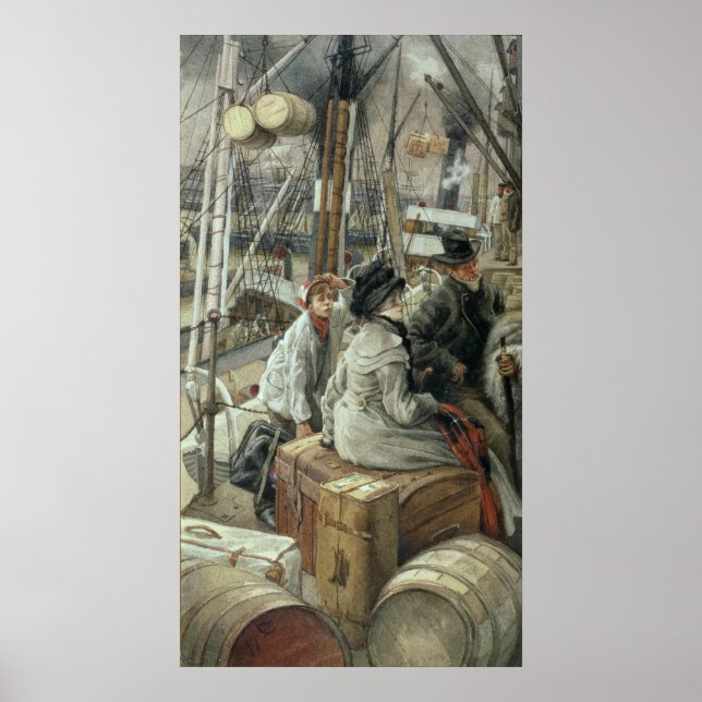 Póster By Water, c.1881-2 (Frente)