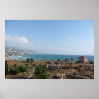 Póster Byblos Lebanon, Ocean View