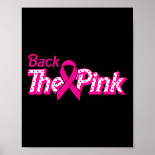 Póster Byck The Pink Breast Cancer Support Cancer Warrior