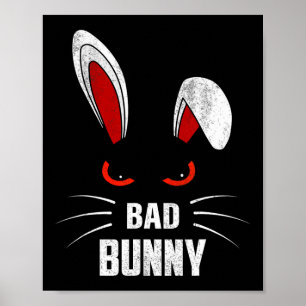 Póster Byd Bunny Scary Rabbit Guay Animal Lover