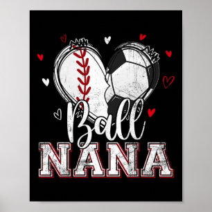 Póster Byll Nana Bysebyll Soccer Heart Nana De Ambas Made