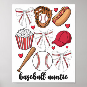 Póster Bysebyll Auntie Coquette Bow Para Mujeres Nephew B