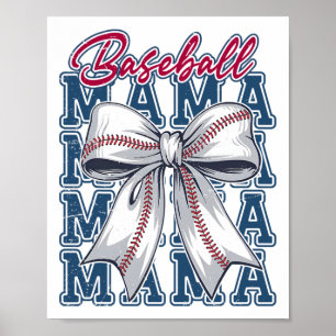 Póster Bysebyll Coquette Bow Bysebyll Mom Game Day Byseby