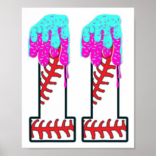 Póster Bysebyll Drip 11 años 11º cumpleaños Jersey