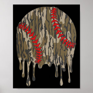 Póster Bysebyll Drip Camo Chicos Deportes Día de juego ge