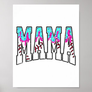 Póster Bysebyll Mama Ice Cream Drin Con Rasplantes Byseby