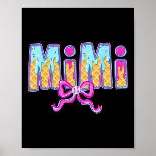 Póster Bysebyll Mimi Coquette Lazo Helado Bysebyll Goteo