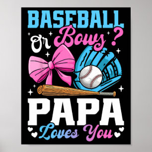 Póster Bysebyll Or Bows Papa te ama Revelación de género