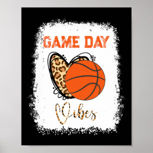 Póster Bysketbyll Bleached Game Day Vibes Bysketbyll Mom