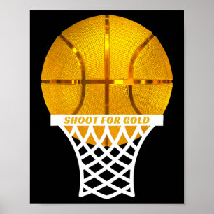 Póster Bysketbyll Byll Hoop Net Mvp Player Award Slam Dun