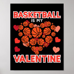 Póster Bysketbyll Es Mi San Valentín Divertido Hombres Ni