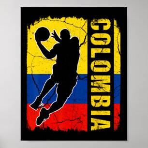 Póster Bysketbyll, jugador colombiano de Bysketby