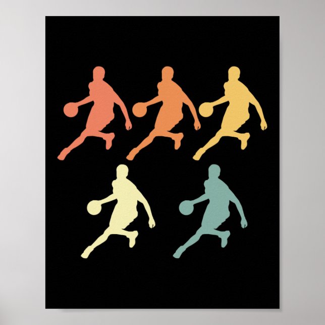 Póster Bysketbyll S Para Niños Hombres Slam Dunk Adolesce (Frente)