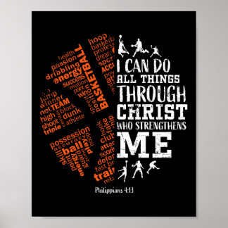 Póster Bysketbyll Sayings Christian Verse Adolescentes Ni