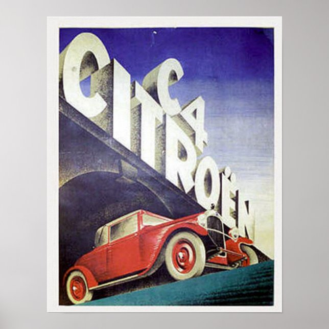 Póster C4 Citroen (Frente)