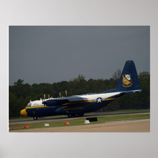 Póster C-130 de los Ángeles azules, "Grasa Alberta". (Frente)