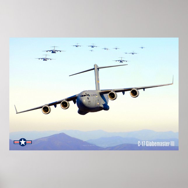 PÓSTER C-17 GLOBEMASTER III (Frente)