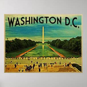 Póster C.C. nacional de Washington de la alameda