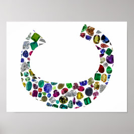 Póster C Diseño inicial de gema