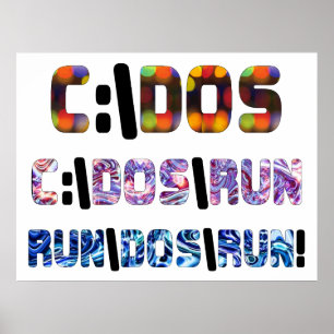 PÓSTER C:\DOS\RUN