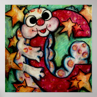 Póster C es para Caterpillar