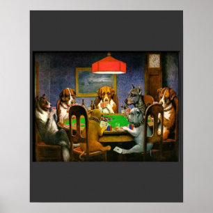 Póster C.M. Coolidge Dogs acaricia destino del humor de