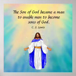 Póster C. S. Lewis Cita