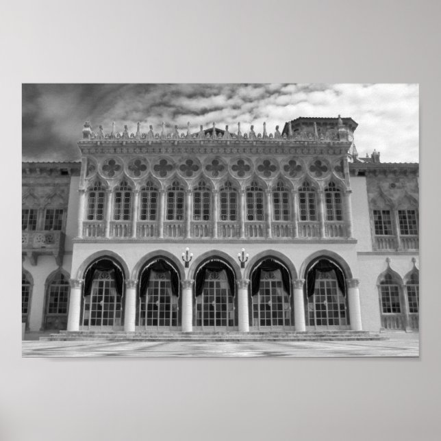 Póster Ca' D'Zan Ringling Mansion Sarasota Florida (Frente)