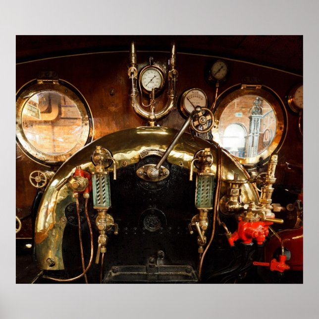 Póster Cab. motor de vapor (Frente)