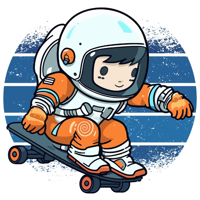 Póster Cabalgar Cometas (Bouncing through Space with Joyful Curiosity!)