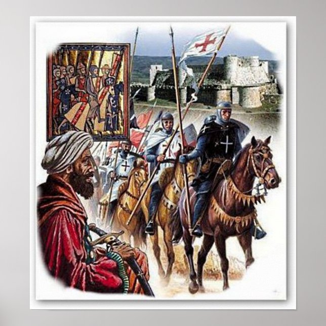 Póster Cabalgata de los cruzados (Frente)